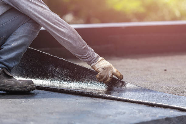 Professional Interior Drainage System technician working in Clyde, NC